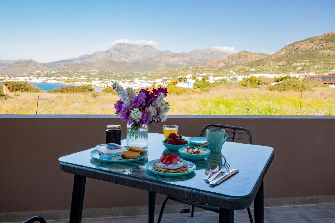 Studio Athena With Panoramic View Of Makrygialos Apartment Pilalimata Exterior photo