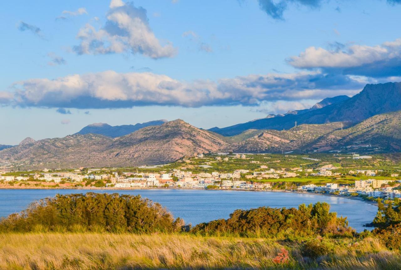 Studio Athena With Panoramic View Of Makrygialos Pilalimata Exterior photo